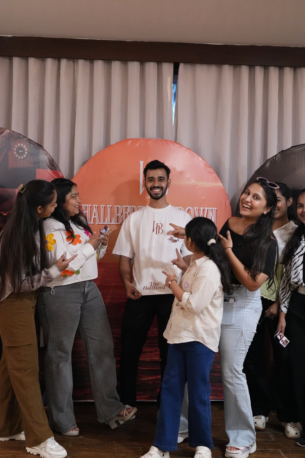 Hallberd Sundowner first gathering — 
attendee filling registration form at community 
event Ratlam Madhya Pradesh India 2025